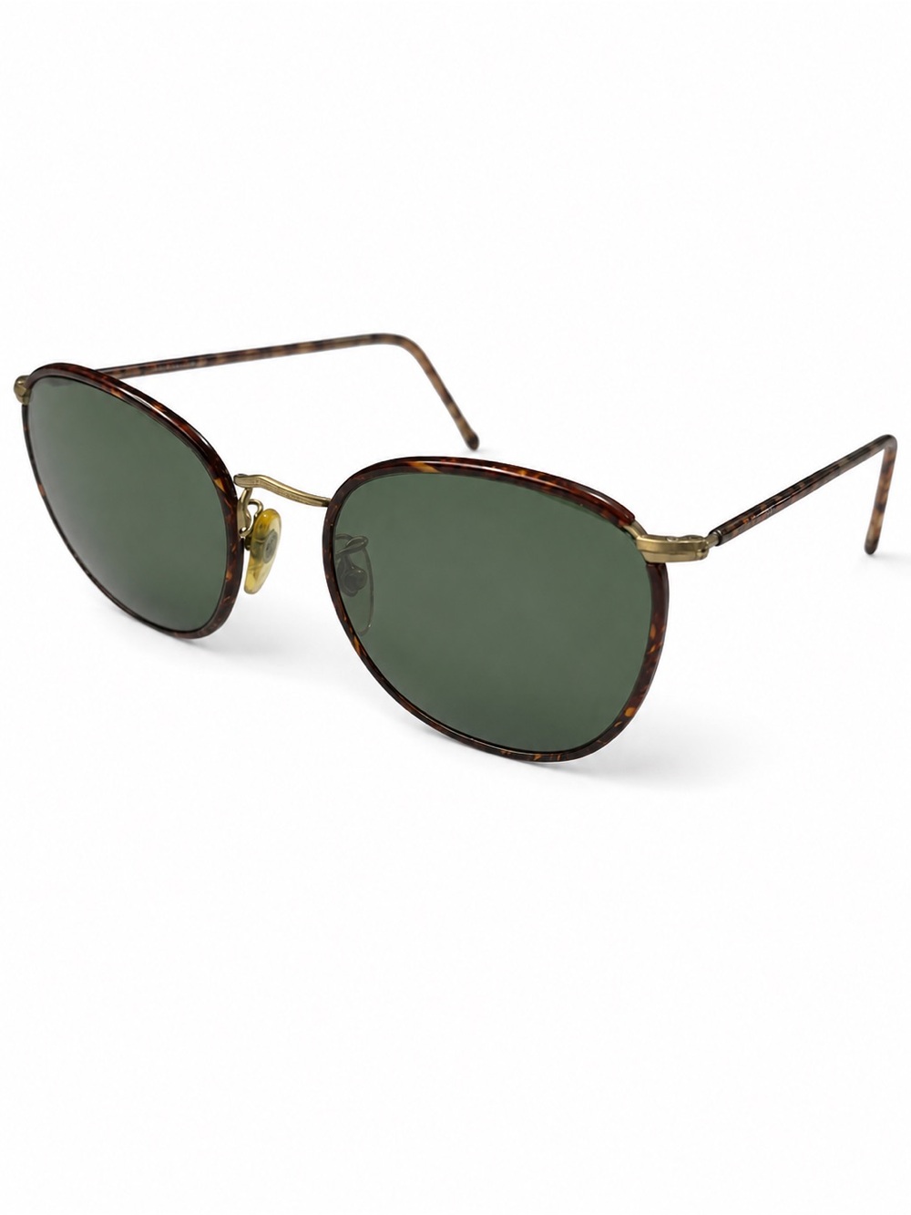 Vintage Giorgio Armani Italy Tortoise Aviator Eyeglass Frames 52-20